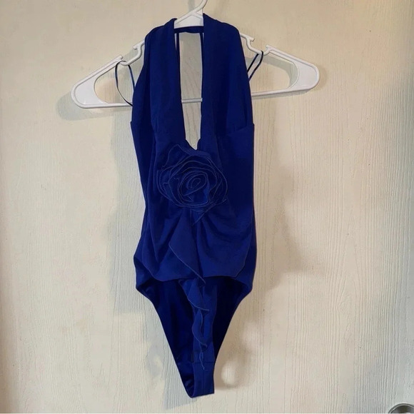 NWT Zara Blue Rose Bodysuit - Picture 9 of 14